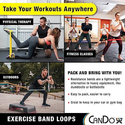 Cando Exercise Loops - Arms - 10" - color: Silver XX-Heavy, size: 30", style: Single