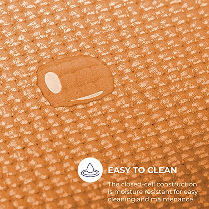 Voyage 5mm Studio Yoga Mats, 4 Pack, 72x24in - color: Orange