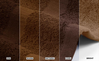 Utopia Towels Salon Towels, Pack of 24, 16x27 in, 100% Cotton, Dark Brown - color: Dark Brown, size: 24 Pack