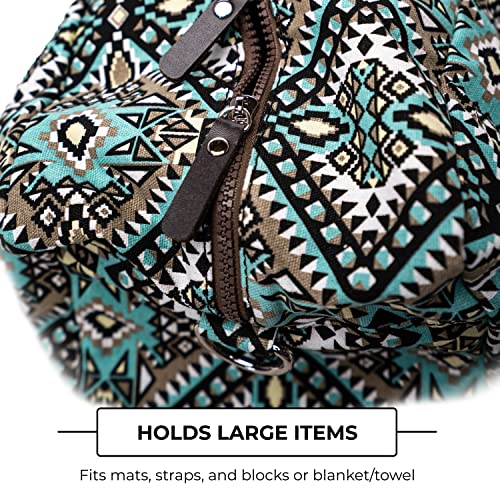 Mount Adams Yoga Mat Bag, 26"x8"x8", Fits Mats up to 74"x26"x6mm - color: Moroccan Mint