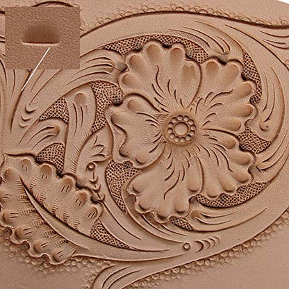 Leather Stamping Tool 304 Stainless Steel Professional Stamp Tools Leather Edge Punch Carving DIY LeatherCrafts (XS, 1pc) - size: XS, 1pc
