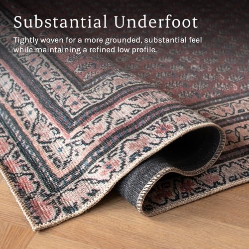 Rusty Rhythm Vintage-Inspired Runner Rug, 2’6” x 8’