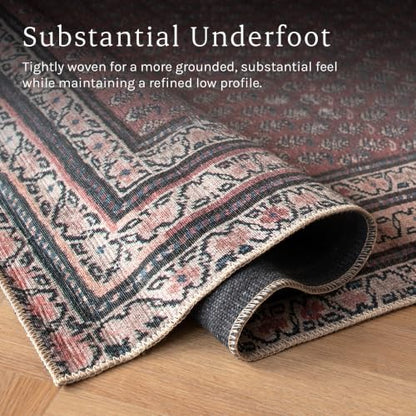 Rusty Rhythm Vintage-Inspired Runner Rug, 2’6” x 8’