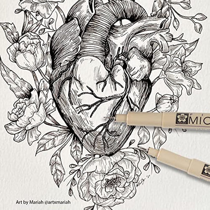 SAKURA Pigma Micron Pens (Set Of 3),Black