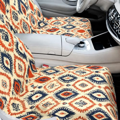 Hahafelt 2 Pack Car Seat Towel Cover with Storage Bag, Aztec Artisans | 63 x 32 in Car Towel Seat Cover Non Slip Waterproof, Gym Workout Swimming Running, Machine Washable Sweat Absorbent Protector - style: Aztec Artisans