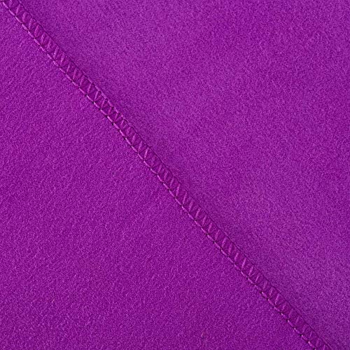 2-Pack Microfiber Towel - XXL Travel Quick Dry and Extra Soft Microfiber Towels, Lightweight and Compact for Gym, Swim Practice, Travel, Backpacking, Camping, RV, Beach, Camping - color: Purple