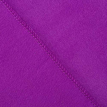 2-Pack Microfiber Towel - XXL Travel Quick Dry and Extra Soft Microfiber Towels, Lightweight and Compact for Gym, Swim Practice, Travel, Backpacking, Camping, RV, Beach, Camping - color: Purple