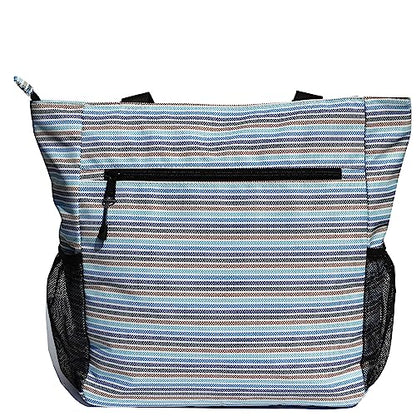 ESVAN Original Floral Tote Bag Large Shoulder Bag with Multi Pockets for Gym Travel Beach Daily Bags - color: A6