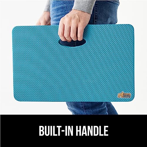GORILLA GRIP® Extra Thick Foam Kneeling Pad for Gardening 17.5x11 Turquoise - color: Turquoise