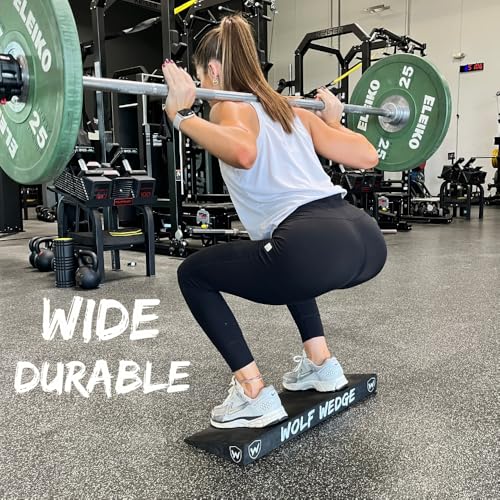 Wolf Squat Wedge Block: Light, Sturdy Heel Lift for Deep Squats & Mobility | Ultra-durable EVA, 27" wide, Lightweight