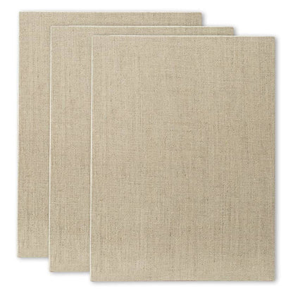 Senso Clear Primed Linen Panels - 4x6-3 Pack of Panels for Painting Oils, Acrylics, Pastels and More - size: 4x6"