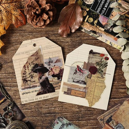 Vintage Stickers 20 Sheets About 200 Pcs Scrapbooking Supplies Journaling Stickers Junk Journal Collage Kit Art Bullet Journal (Antique Manager)