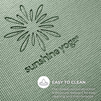 Voyage 5mm Studio Yoga Mats, 10 Pack, 72x24in | Extra Long, Anti-Tear Exercise Mats for Workout, Stretching, Fitness - Non Slip Gym Mats for Home, Schools and Studios - color: Sage