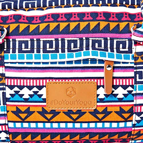#DoYourYoga Full-Zip Extra Large Yoga Mat Tote Bag with Multi-Functional Storage Pockets for Sports Gym Pilates »Ghanpati« - color: Maya