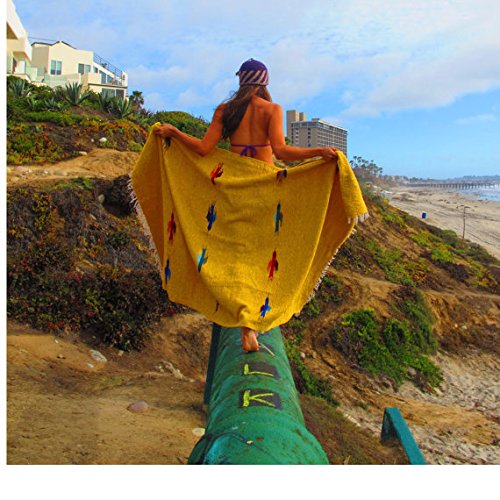 YogaAccessories (TM) Thunderbird Supreme Mexican Yoga Blanket - Assorted