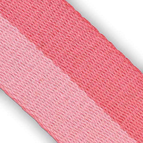 Tumaz Yoga Mat Strap Adjustable Carrier for All Yoga Mats, 2 Sizes - color: 02. Pink Match, size: 64 IN