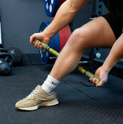 The Original Massage Stick - Self Myofasical Release Muscle Roller Stick - 22" Hunter Stick - color: Green