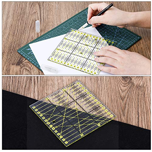 104Pcs Rotary Cutters, Rotary Cutter Set with Cutting Mat, Patchwork Ruler, Carving Knife, Rotary Cutter Kit for Sewing and Quilting