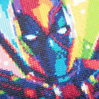 Modern Merch Marvel Diamond Art Kits for Adults, Deadpool 5D Diamond Painting for Adults, DIY Deadpool Wall Art Marvel Cross Stitch Gem Art, Full Round Drill 12x16in - color: Deadpool