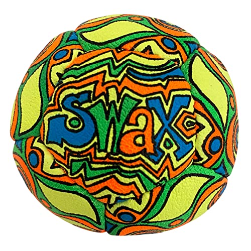 SWAX LAX Lacrosse Training Ball - Indoor Outdoor Practice Less Bounce & Rebounds - color: Graffiti