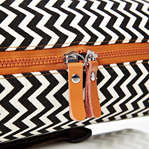 #DoYourYoga Full-Zip Exercise Yoga Mat Carry Bag with Multi-Functional Storage Pockets »Sunita« - color: Black&White