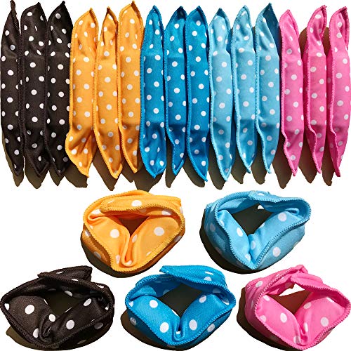 Aimin Hair Heatless Curlers, Soft Hair Curlers To Sleep In, Overnight Heatless Curls For Long Hair, No Heat Foam Curlers, Satin Sponge Rollers For Hair(30 pcs, dark colour) … - color: dark colour-30