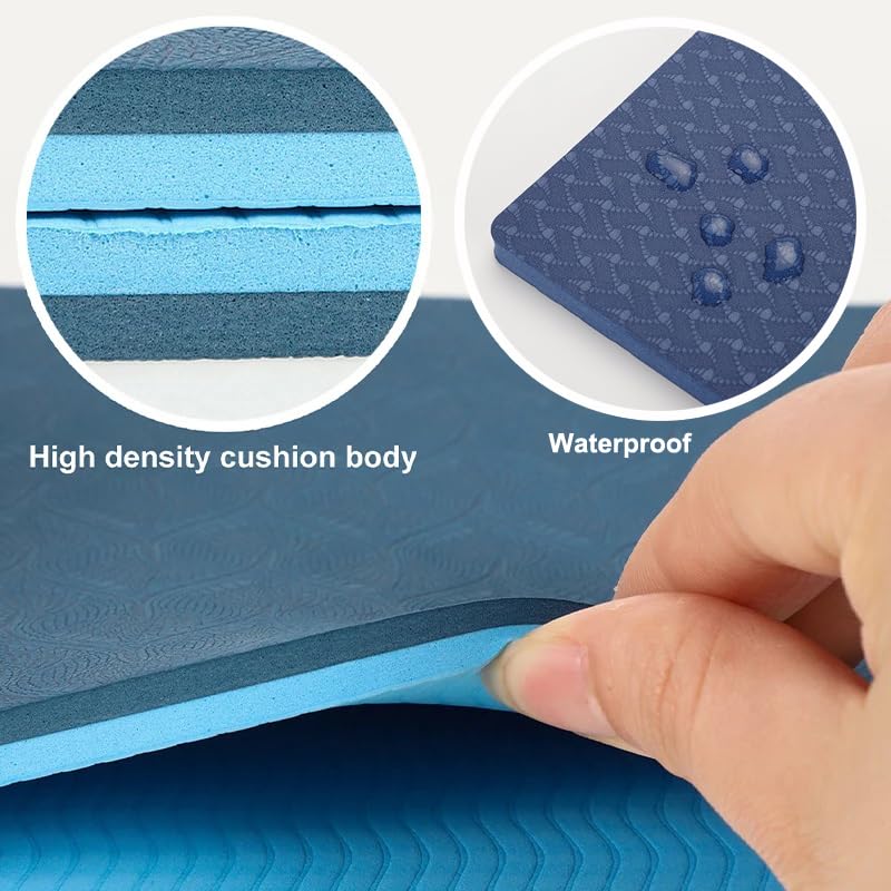 2 Pack Yoga Knee Pads Plank Elbow Pad Plank Board Elbow Cushion Cover Foam 8mm Non-Slip Balance Pad Ab Exercise Wheels Knee Pad for Balance Board Ab Roller Wheel Abdominal Wheel Exercise Workout