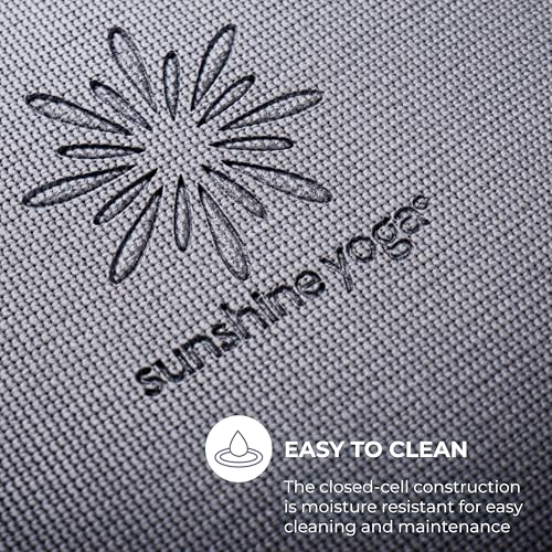 Voyage 5mm Studio Yoga Mats, 10 Pack, 72x24in - color: Cool Gray