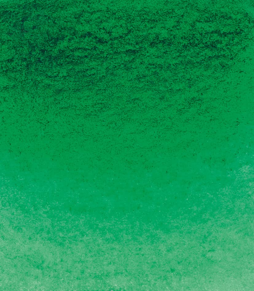 Schmincke - HORADAM® AQUARELL - Finest Artists' Watercolors, 514 Helio-Green, 14 514 044, 1/2 pan - color: 514 Helio Green