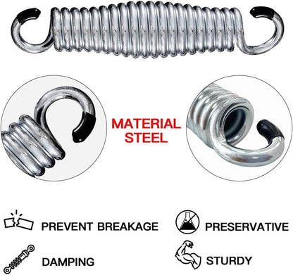 Premium 8'' Rust Resistant Porch Swing Springs, Heavy Duty Springs, Swing Springs, Spring for Swing Hammock Chair Spring for Hammock Spring Hook - size: 8Inch