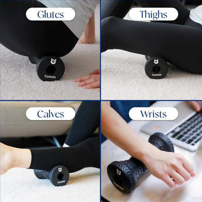 Tumaz Foot Roller for Deep Tissue Massage & Reflexology - color: Sky Blue