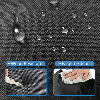 D&ONEHOS Extra Large Umbrella Base Weight Fillable Sandbags, Weight Bags(110LBS) for Patio Umbrellas, Sandbag Weights for Umbrella for Outdoor Garden，Set of 2，Black(Without Sand) - size: 110lbs(2 x 55lbs)