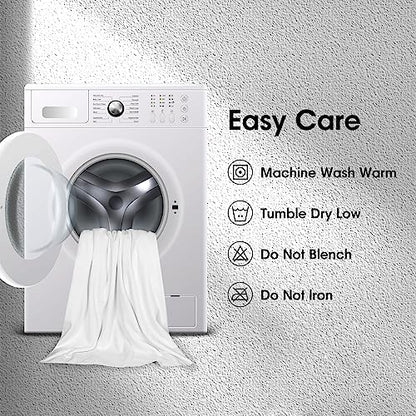 JML Large Bath Towels with Hanging Loop, 2 Pack, 30"x60", Grey | Microfiber, Soft, Absorbent, Quick Drying, Lint-free, No Fading, Lightweight - color: Grey, size: 30 in x 60 in