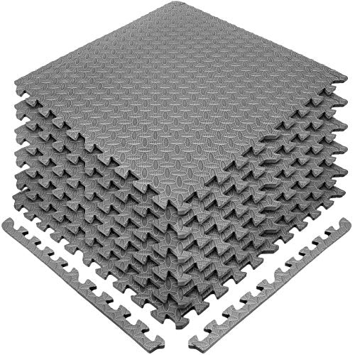 Sivan Health and Fitness Puzzle Exercise Mat EVA Foam Interlocking Tiles