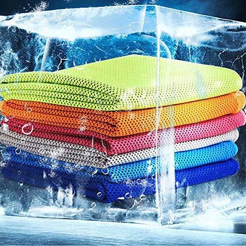 Pack of 20 Cooling Towel 40x12'' Ice Towel for Neck and Face Microfiber Chilly with Bag Breathable Yoga Gym Stay Cool Towels Sweat Rag for Workout Running Camping Pilates Beach, Red - color: Red