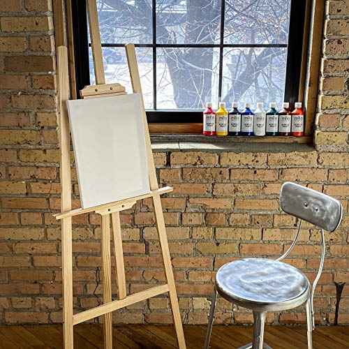 milo Stretched Artist Canvas, 11x14 inch, Value Pack of 8, Blank White | Primed & Ready-to-Paint Art Painting Supplies for Acrylic, Oil, Mixed Wet Media, & Pouring, 100% Cotton with Pine Wood Frame - size: 11" x 14"
