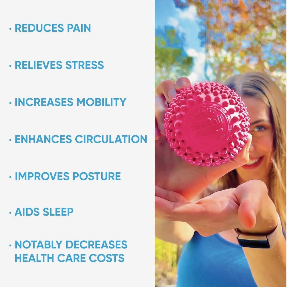 Dr. Cohen's acuProducts Heatable Deep Tissue Massager for Muscle Injury Recovery (acuBall Large - Pink) - color: Acuball Large - Pink