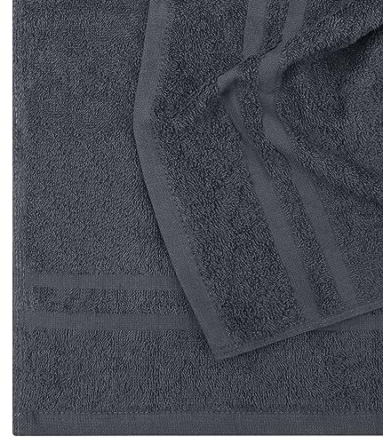 Utopia Towels Bleach Proof Salon Towels, Pack of 24, 16x27 in, Dark Grey - color: Dark Grey, size: 24 Pack