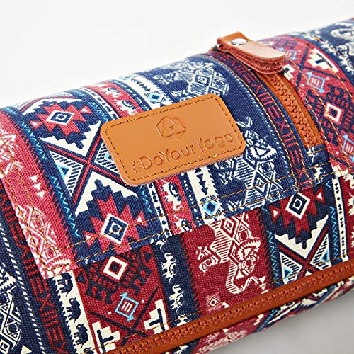 #DoYourYoga Full-Zip Exercise Yoga Mat Carry Bag with Multi-Functional Storage Pockets »Sunita« - color: Indian Elephant