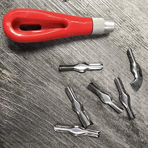 Rubber Block Stamp Carving Blocks Stamp Making Kit with Cutter Tools, 25-Pack Carving Rubber Stamps for Printmaking, Printing and More - size: 25 Rubber Blocks + Carving Tool