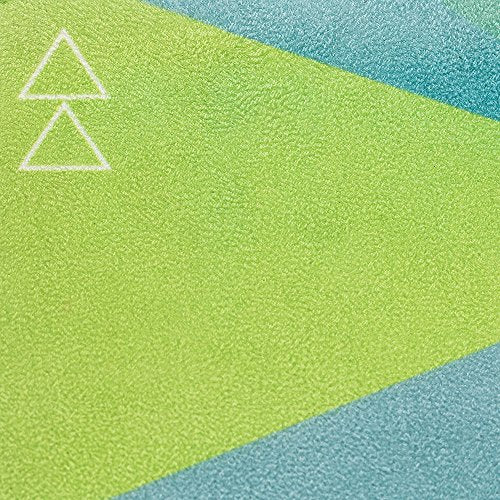 YOGA DESIGN LAB | The Combo Yoga Mat | Eco Luxury | Ideal for Hot Yoga, Power, Bikram, Ashtanga, Sweat | Studio Quality | Includes Carrying Strap! - color: Geo, size: 1.5mm
