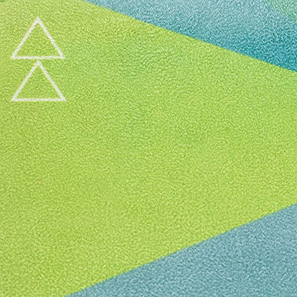 YOGA DESIGN LAB | The Combo Yoga Mat | Eco Luxury | Ideal for Hot Yoga, Power, Bikram, Ashtanga, Sweat | Studio Quality | Includes Carrying Strap! - color: Geo, size: 1.5mm