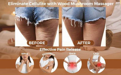 5 PCS Wood Therapy Massage Tools - Professional Maderoterapia Set for Body Contouring, Circulation Support and Muscle Tension Relief - size: 16.15"