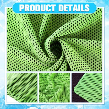 Maitys 500 Pcs Cooling Towel Bulk for Neck and Face, Neutral Set - color: Neutral Set