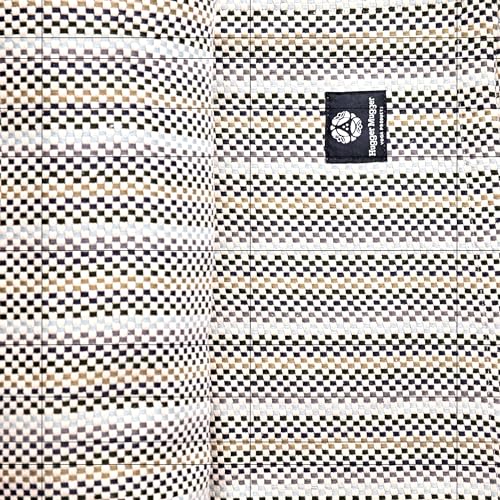 Hugger Mugger Cotton Yoga Blanket - Multi-Gray- Soft but Firm, Cofortable Support, Great Prop for Yoga - color: Multi-gray