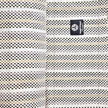 Hugger Mugger Cotton Yoga Blanket - Multi-Gray- Soft but Firm, Cofortable Support, Great Prop for Yoga - color: Multi-gray