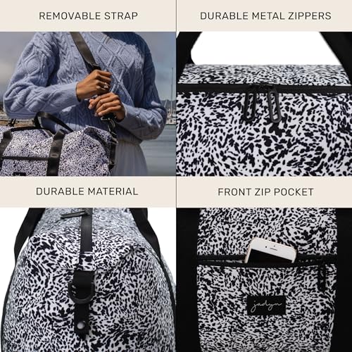 Jadyn Lola Travel Bag, Weekender/Overnight Duffel, Gym Tote Bag for Women, Men - color: Wild Cat