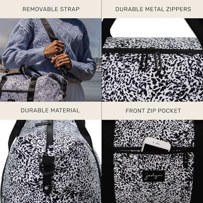 Jadyn Lola Travel Bag, Weekender/Overnight Duffel, Gym Tote Bag for Women, Men - color: Wild Cat