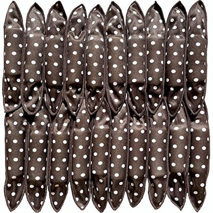 Aimin Heatless Curlers, Soft Overnight Foam Rollers for Long Hair, No Heat Satin Sponge Curlers (40 pcs, black) - color: black-40