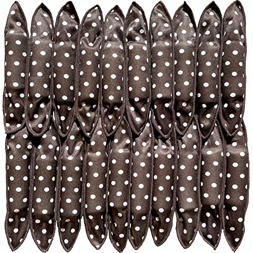 Aimin Heatless Curlers, Soft Overnight Foam Rollers for Long Hair, No Heat Satin Sponge Curlers (40 pcs, black) - color: black-40